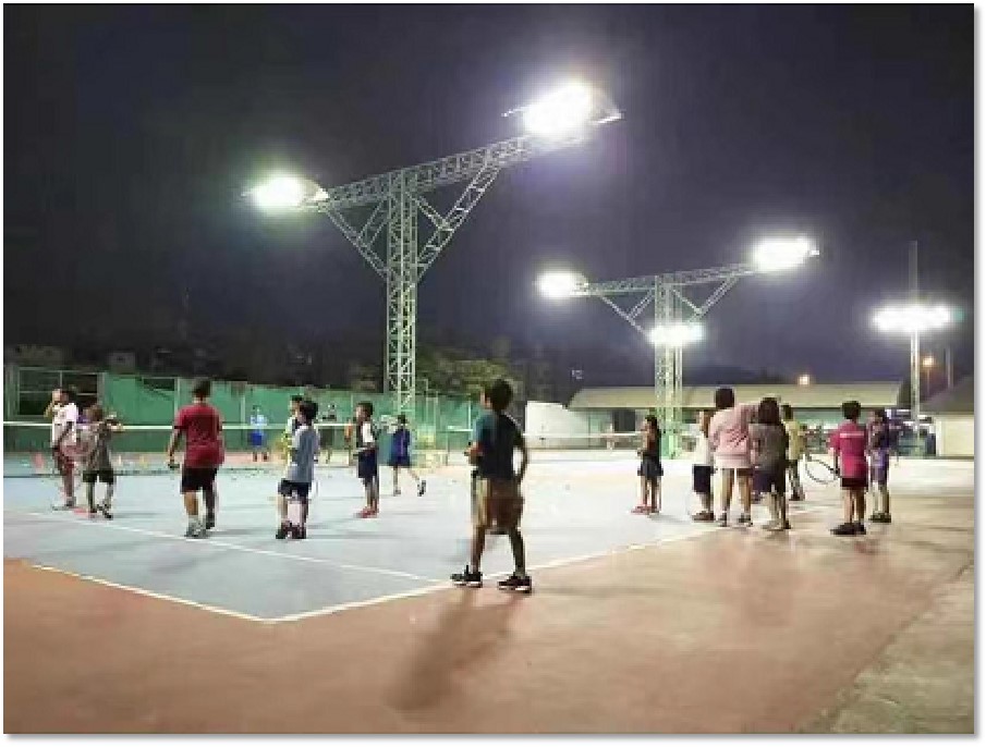 High-Mast-Led Flood Light For Baseball Field Lighting In Thailand