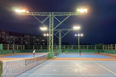 High Mast Led Flood Light For Baseball Field Lighting In Thailand