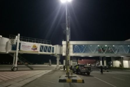 High Mast Lighting in Indonesia Airports