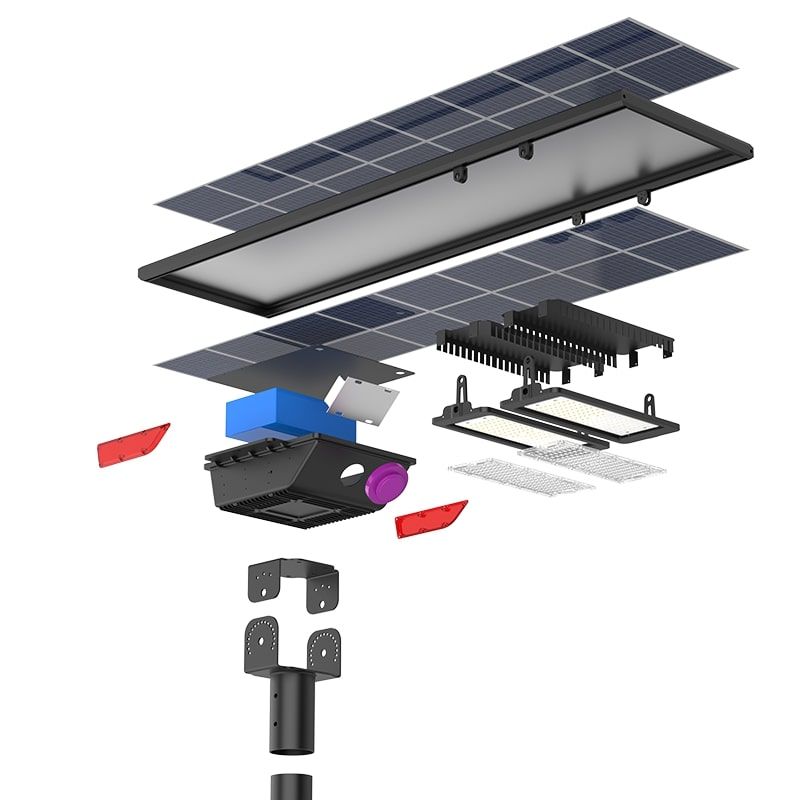 60W All In One Solar Street Light